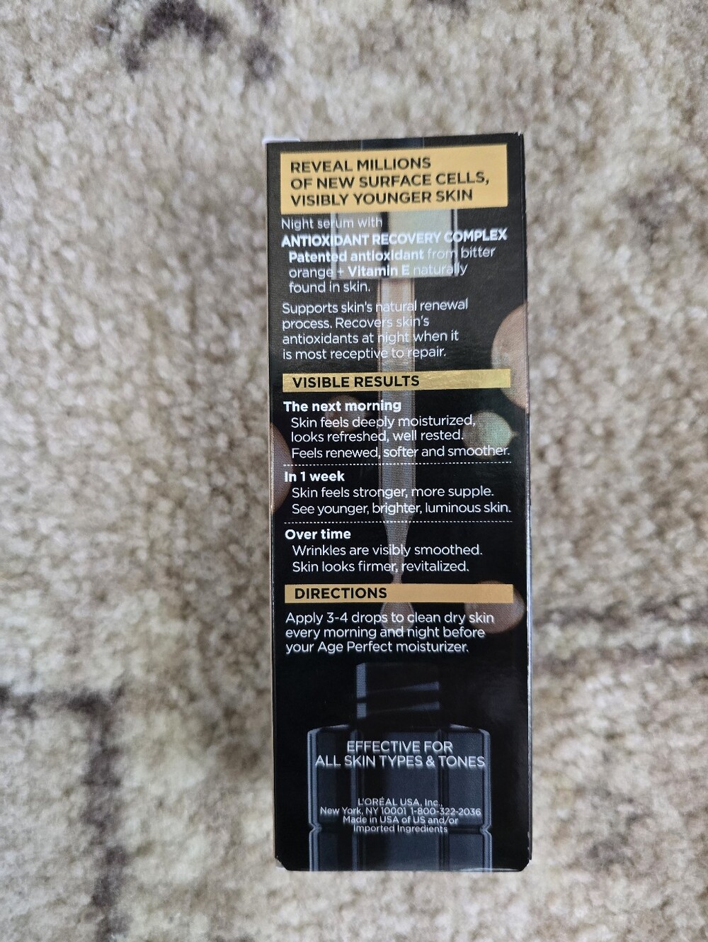 Age Perfect Midnight Serum - Golden/Black - Picture 2 of 2